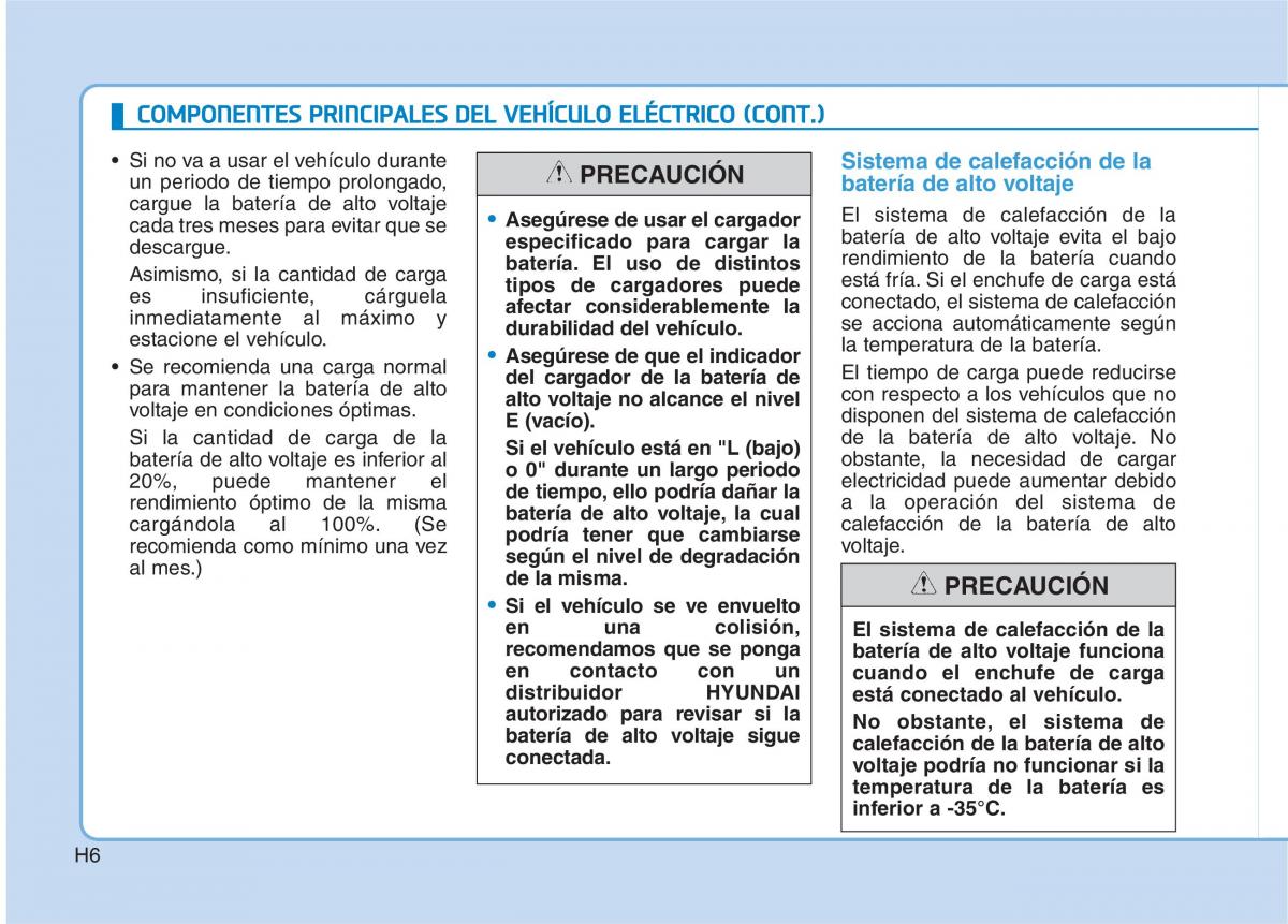 Hyundai Ioniq Electric manual del propietario / page 13