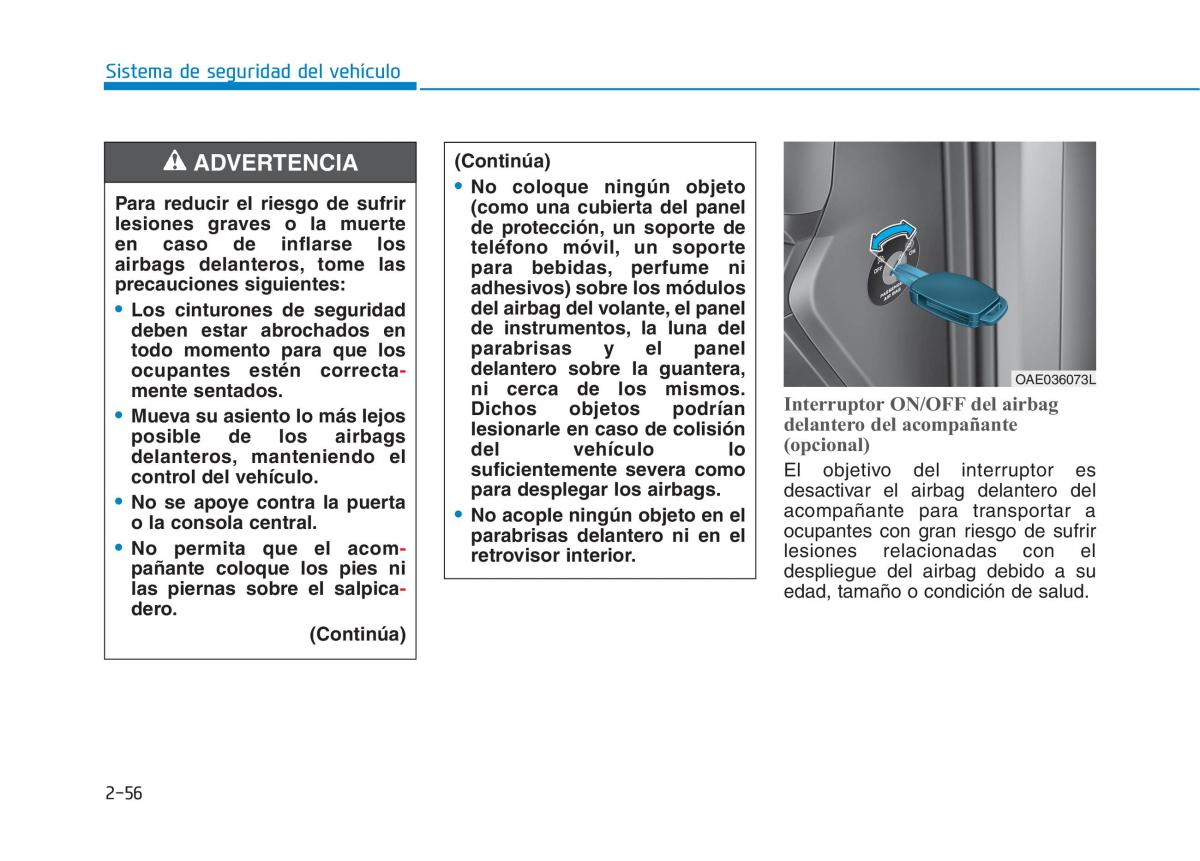 Hyundai Ioniq Electric manual del propietario / page 132