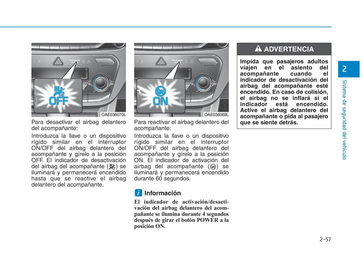 Hyundai Ioniq Electric manual del propietario / page 133