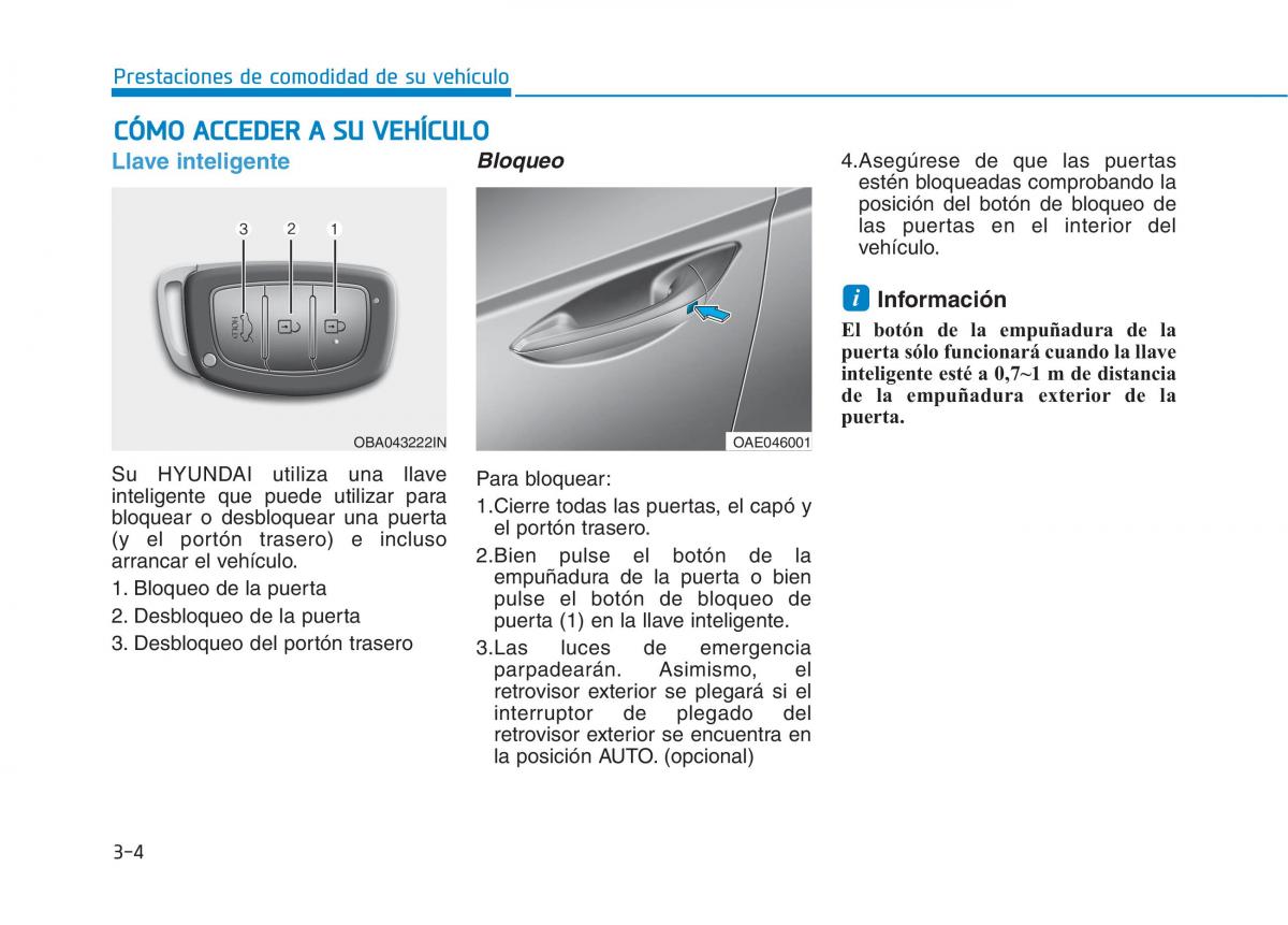 Hyundai Ioniq Electric manual del propietario / page 154