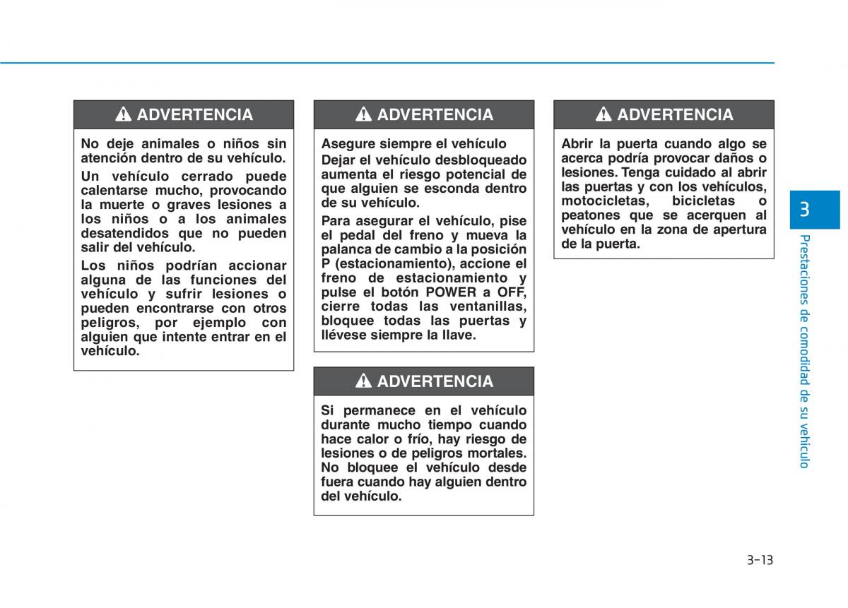 Hyundai Ioniq Electric manual del propietario / page 163