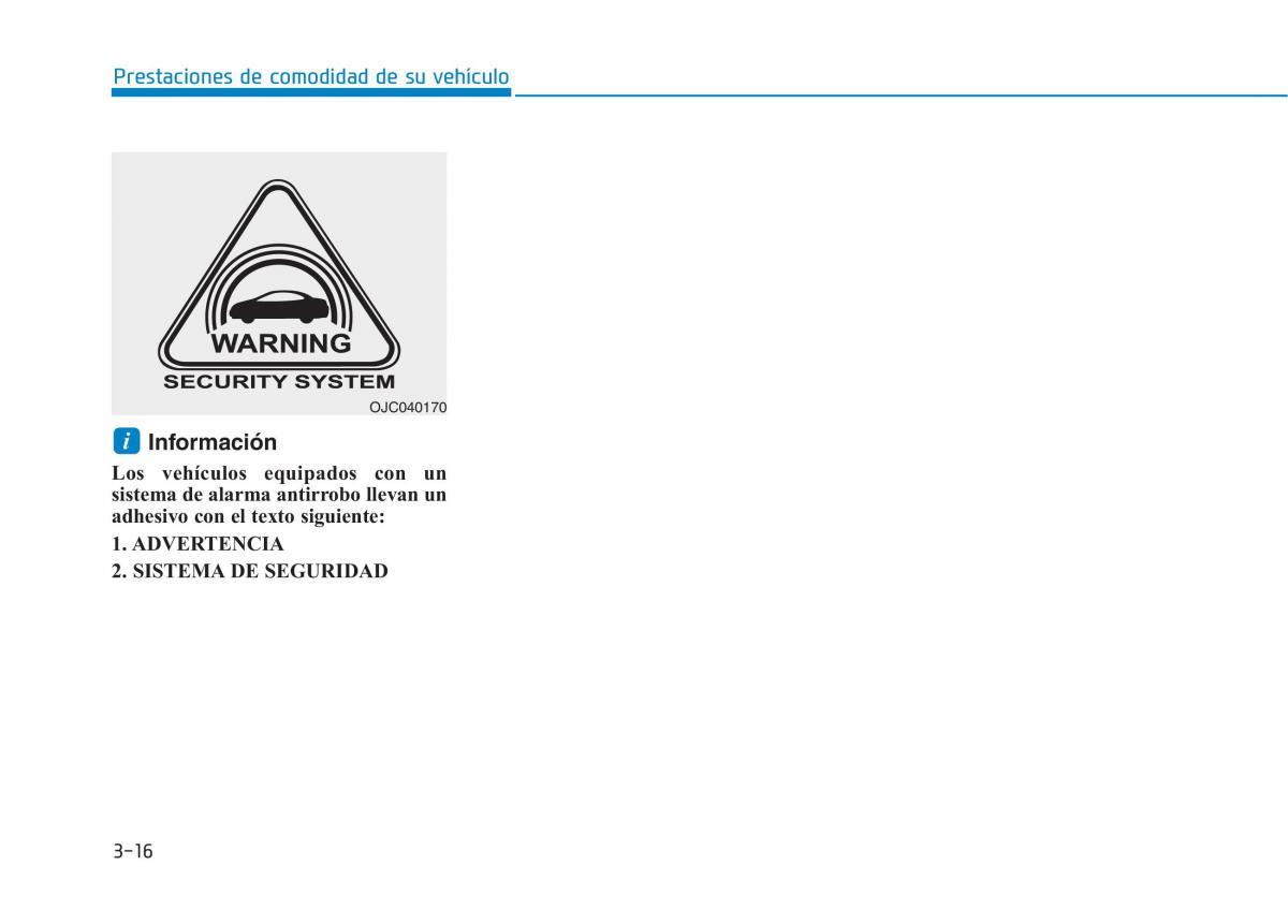 Hyundai Ioniq Electric manual del propietario / page 166