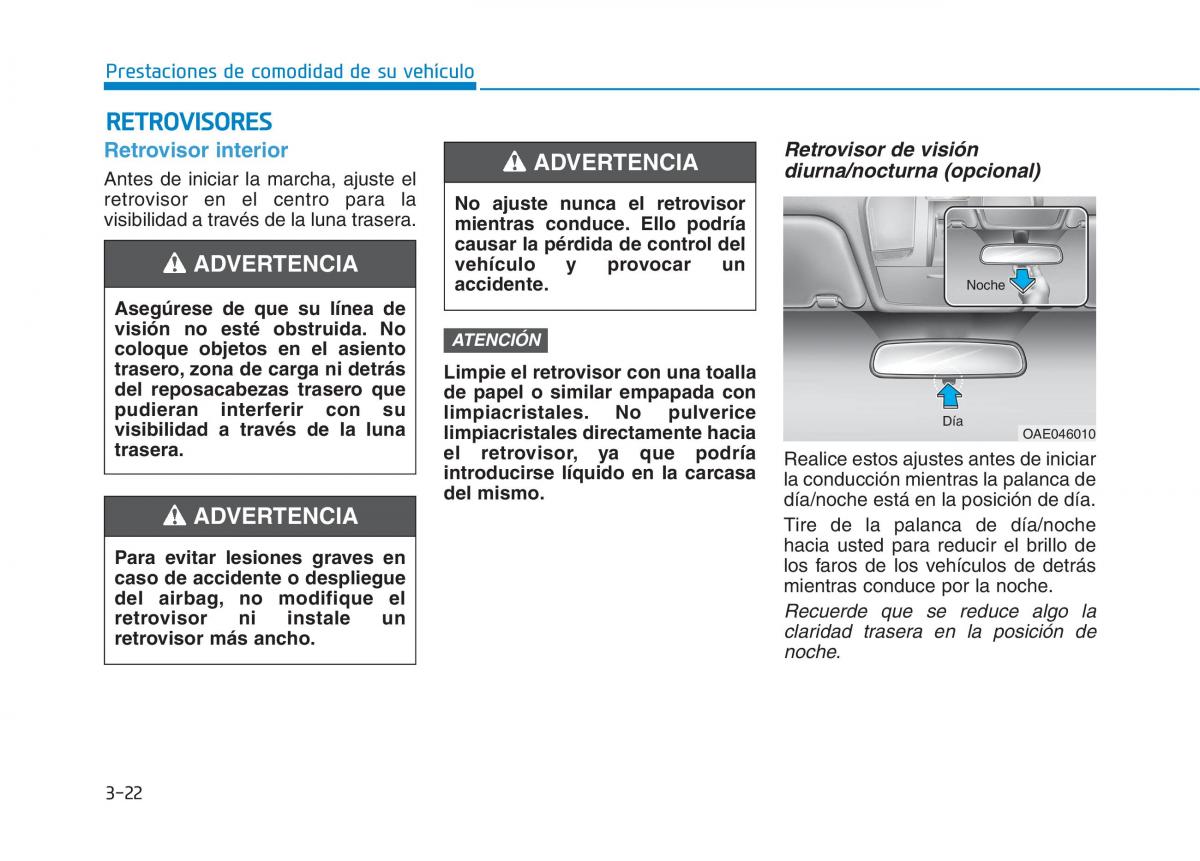 Hyundai Ioniq Electric manual del propietario / page 172