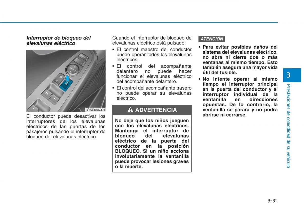 Hyundai Ioniq Electric manual del propietario / page 181