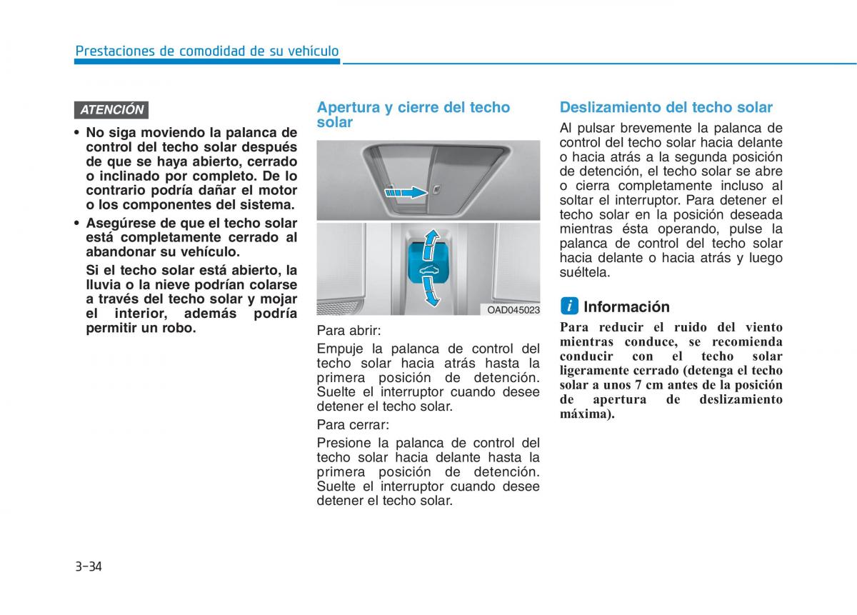 Hyundai Ioniq Electric manual del propietario / page 184