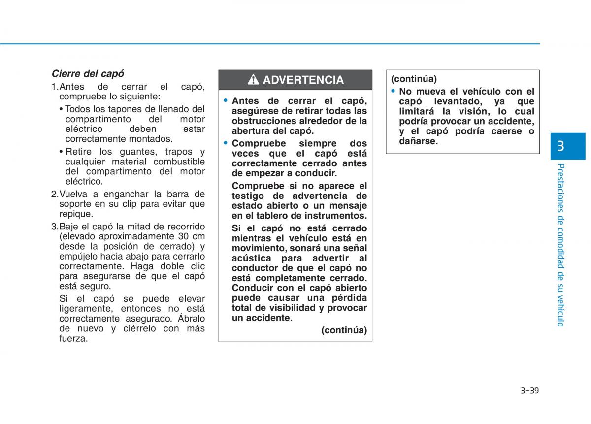 Hyundai Ioniq Electric manual del propietario / page 189