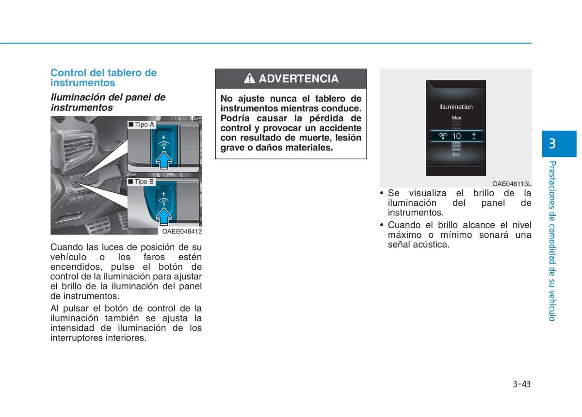 Hyundai Ioniq Electric manual del propietario / page 193