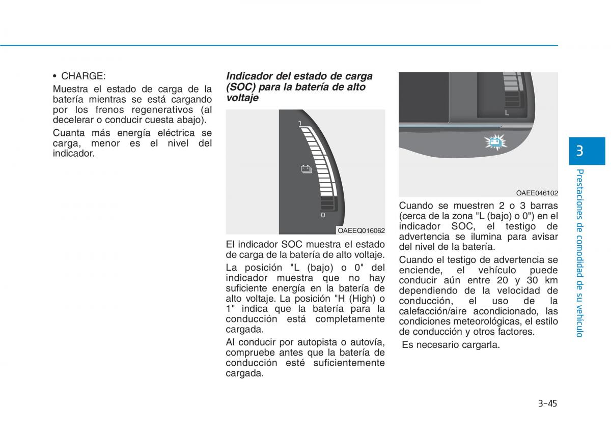 Hyundai Ioniq Electric manual del propietario / page 195