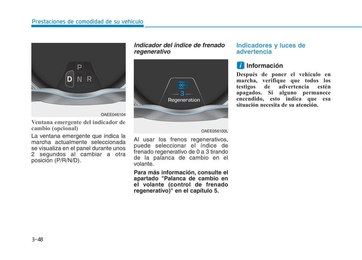 Hyundai Ioniq Electric manual del propietario / page 198