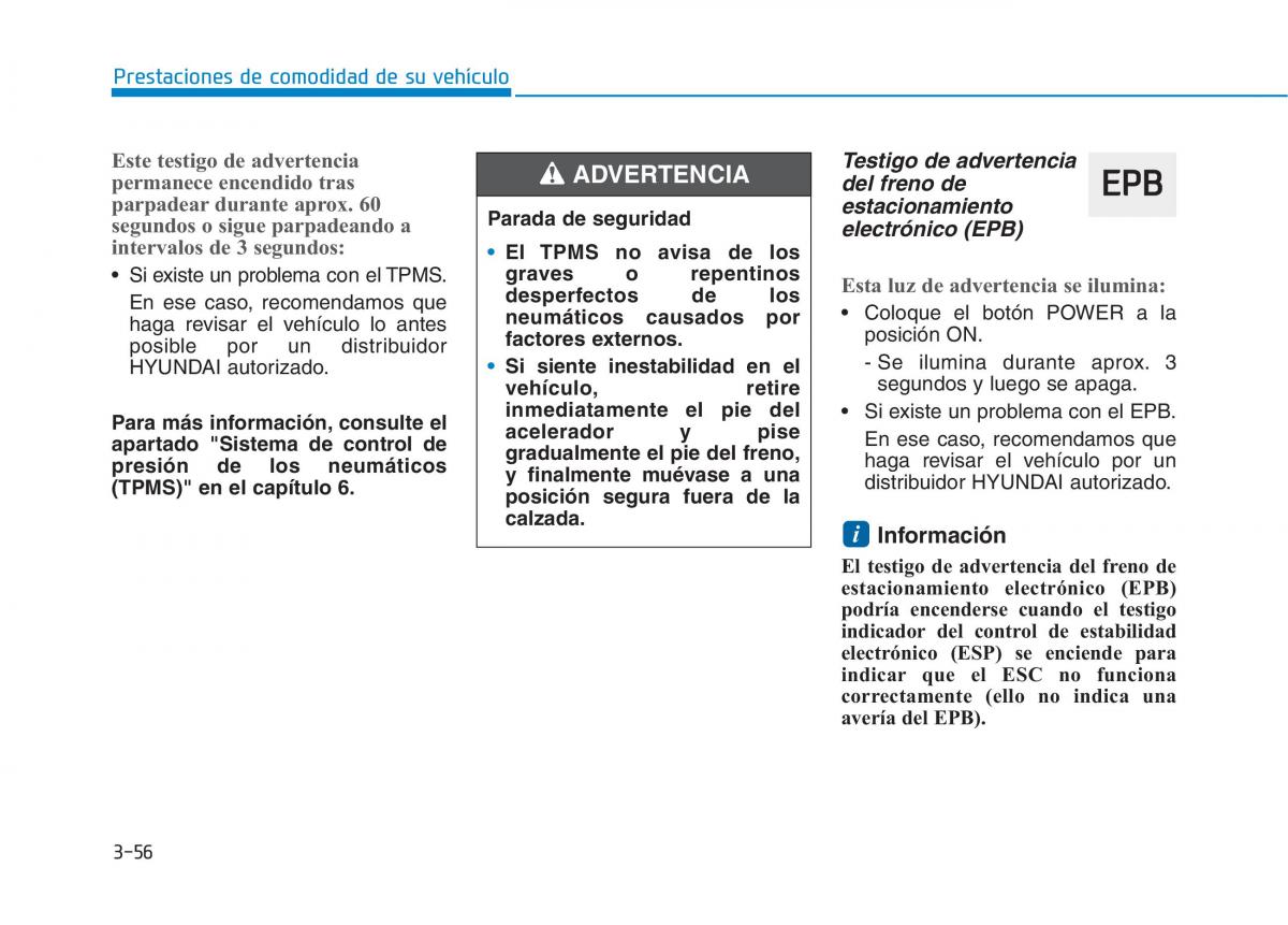 Hyundai Ioniq Electric manual del propietario / page 206