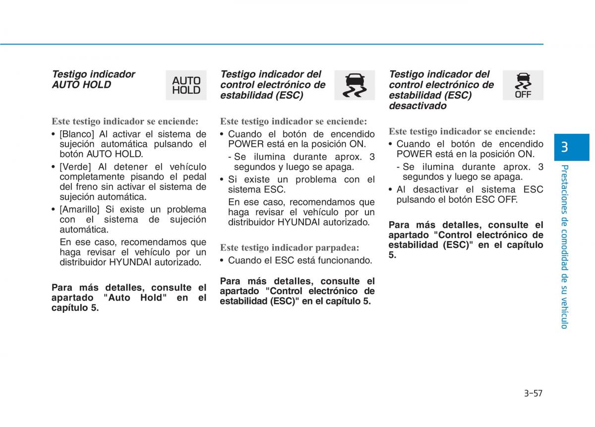 Hyundai Ioniq Electric manual del propietario / page 207