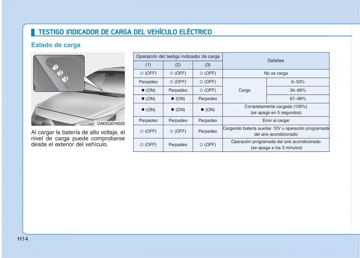 Hyundai Ioniq Electric manual del propietario / page 21