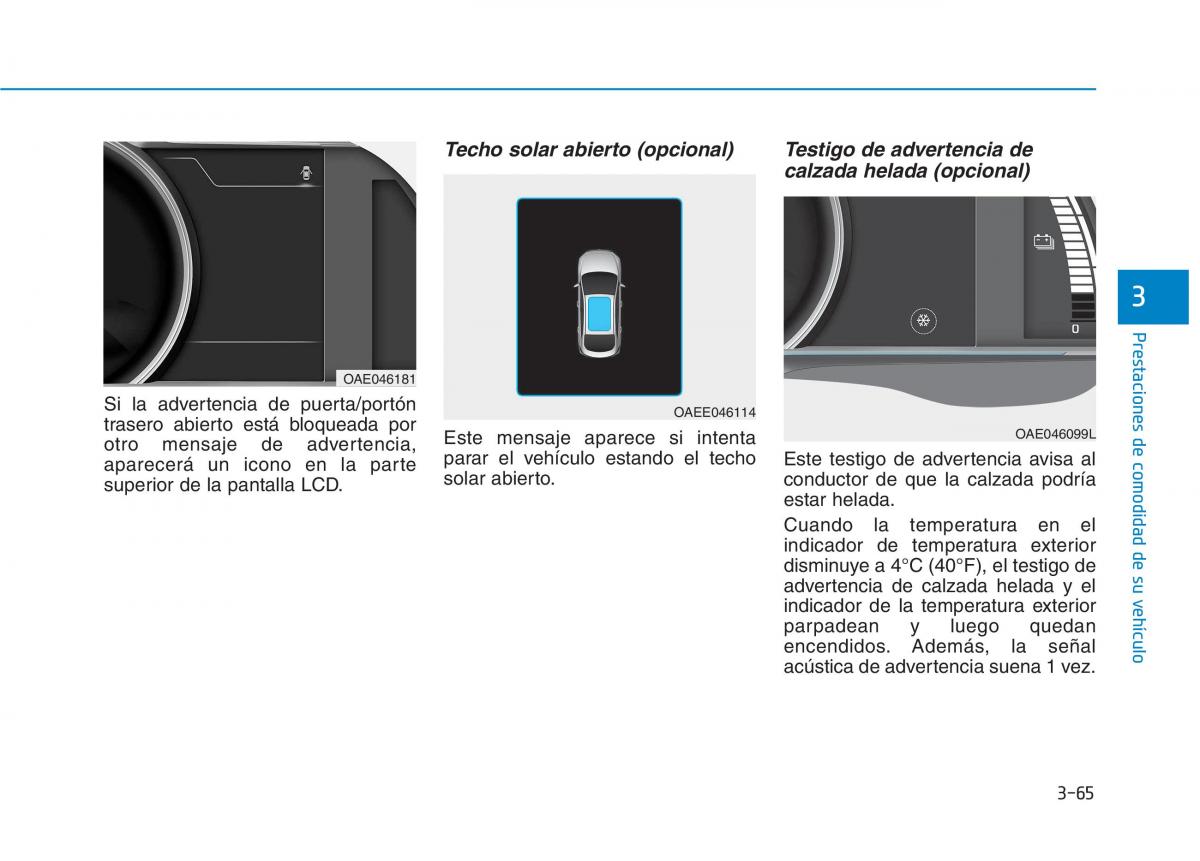 Hyundai Ioniq Electric manual del propietario / page 215