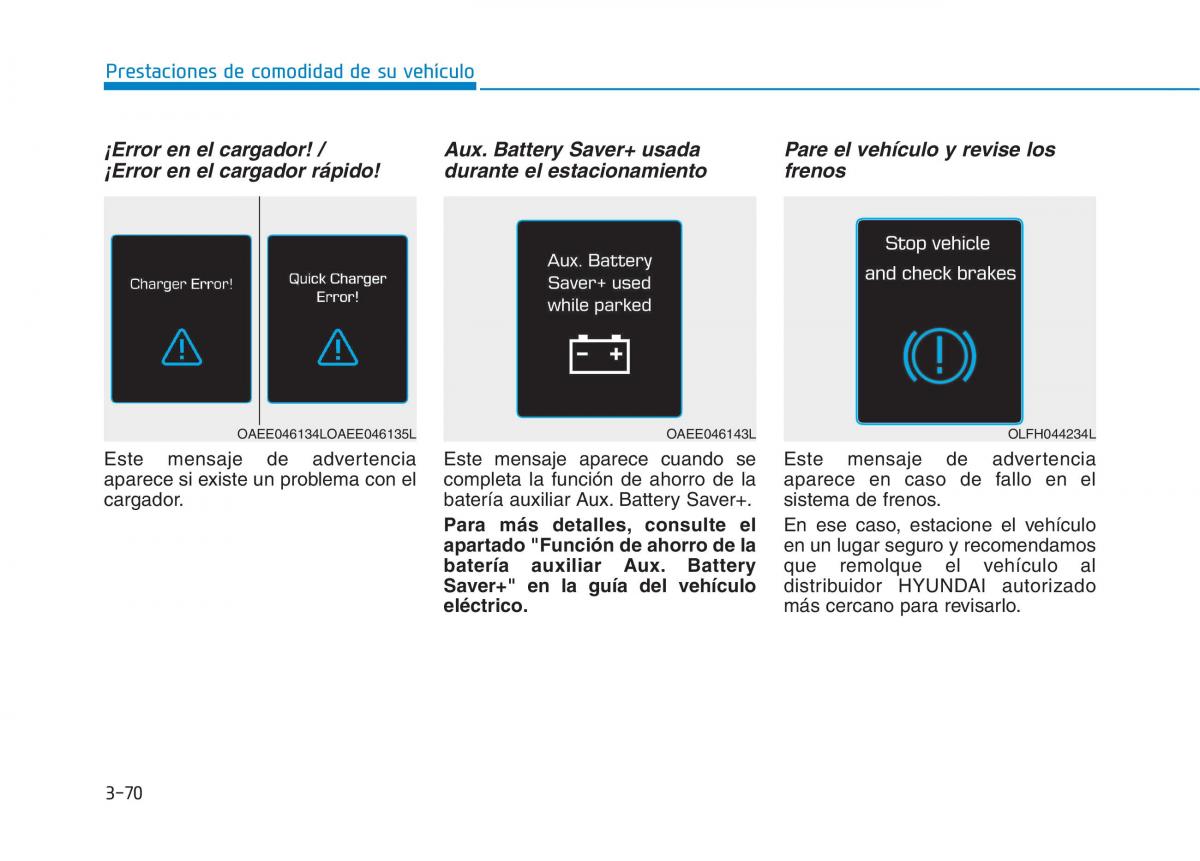 Hyundai Ioniq Electric manual del propietario / page 220