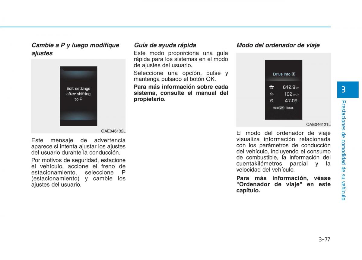 Hyundai Ioniq Electric manual del propietario / page 227