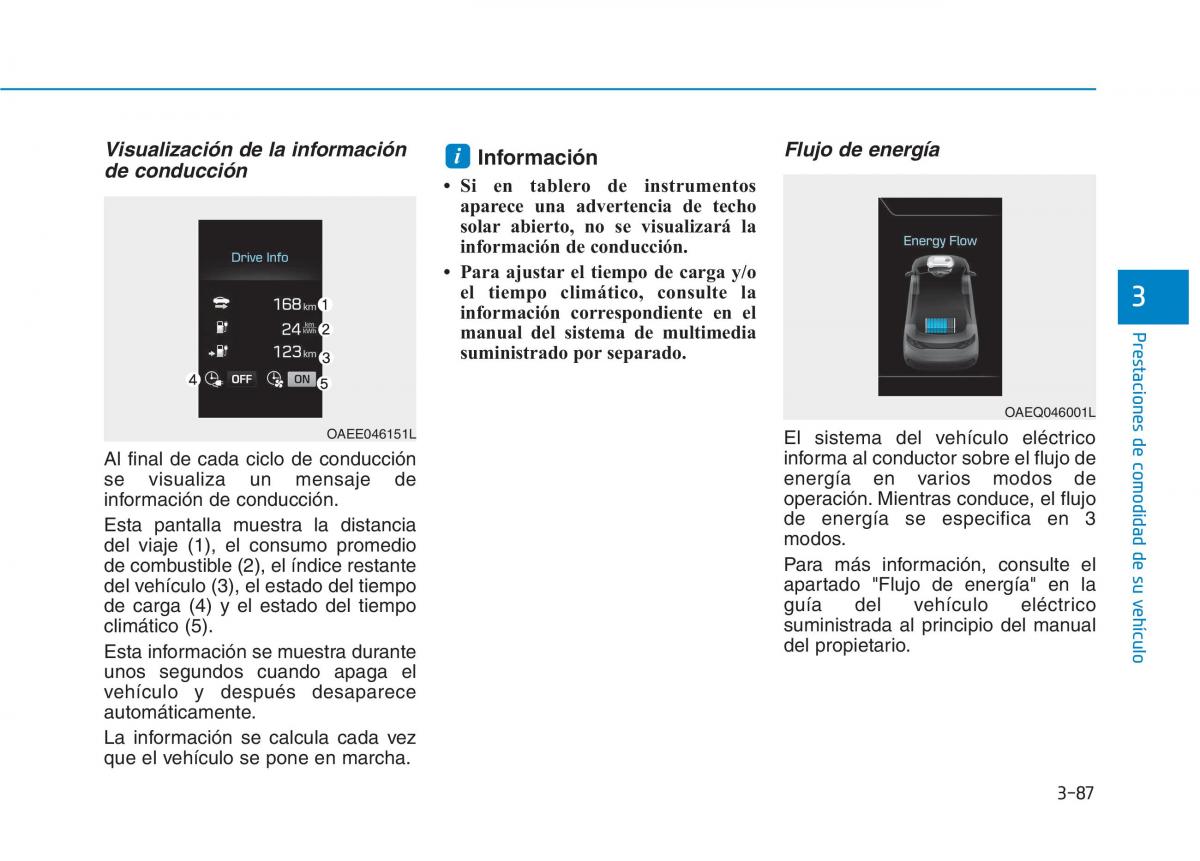 Hyundai Ioniq Electric manual del propietario / page 237