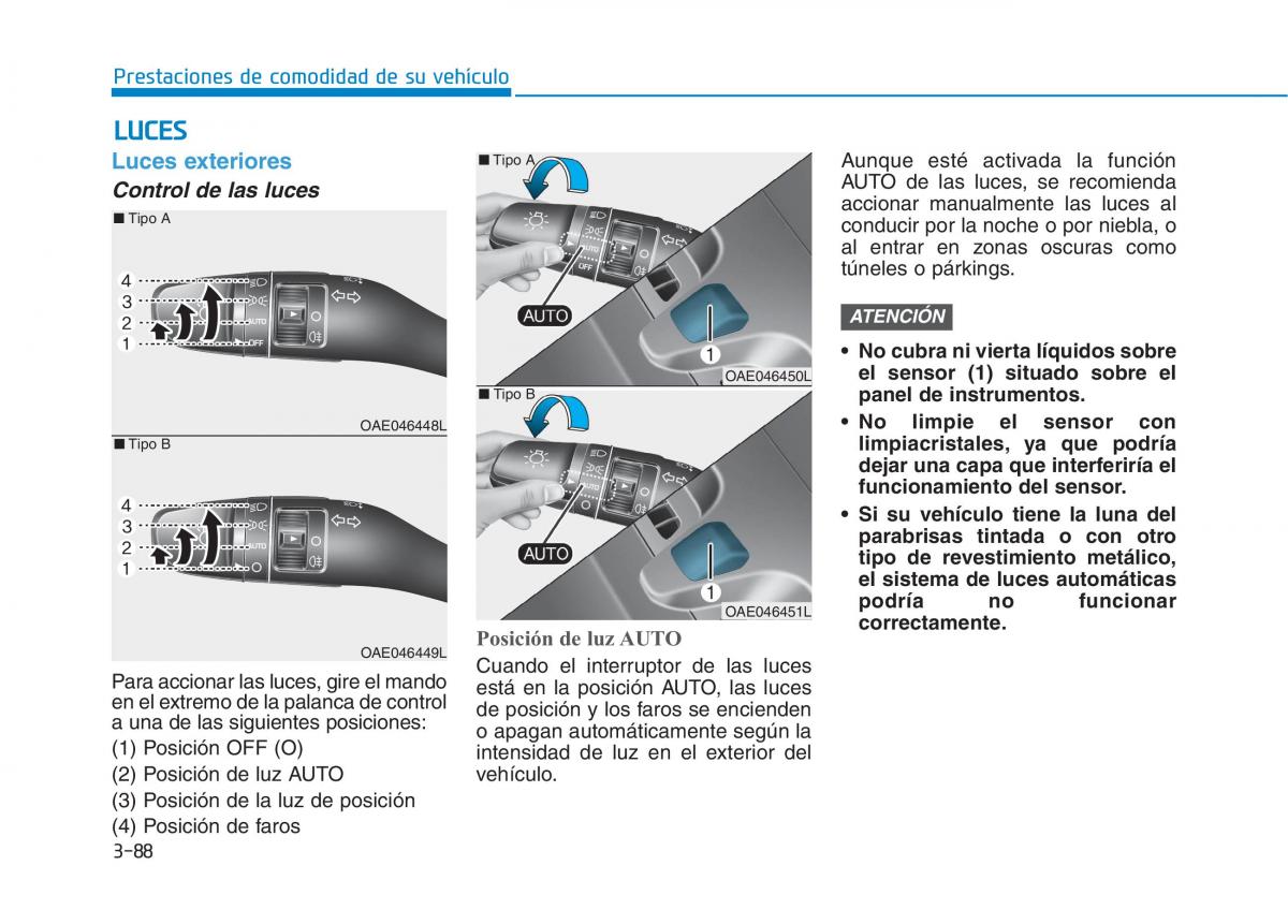 Hyundai Ioniq Electric manual del propietario / page 238