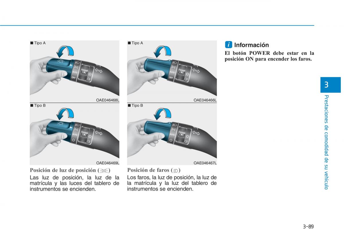 Hyundai Ioniq Electric manual del propietario / page 239