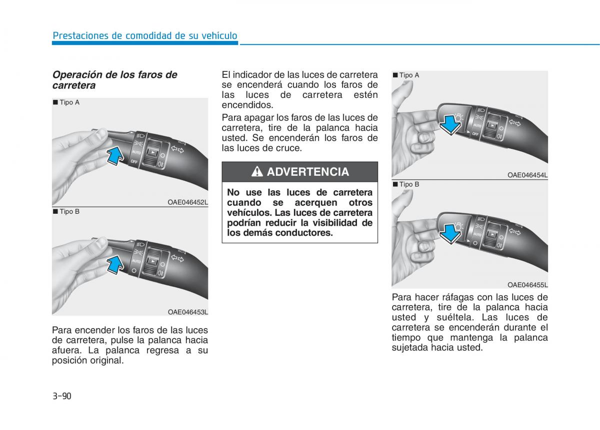 Hyundai Ioniq Electric manual del propietario / page 240