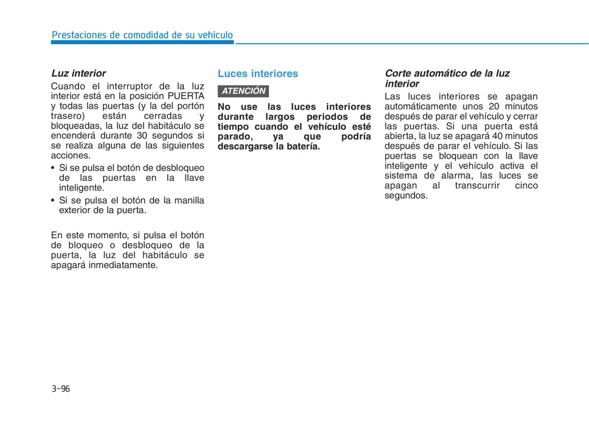 Hyundai Ioniq Electric manual del propietario / page 246