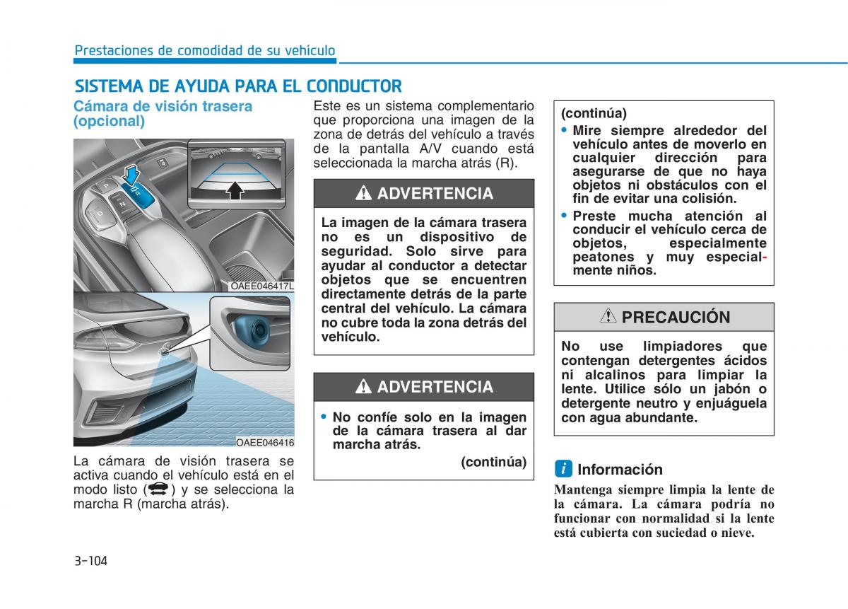 Hyundai Ioniq Electric manual del propietario / page 254