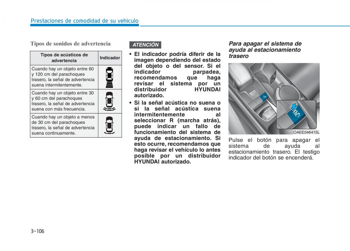 Hyundai Ioniq Electric manual del propietario / page 256