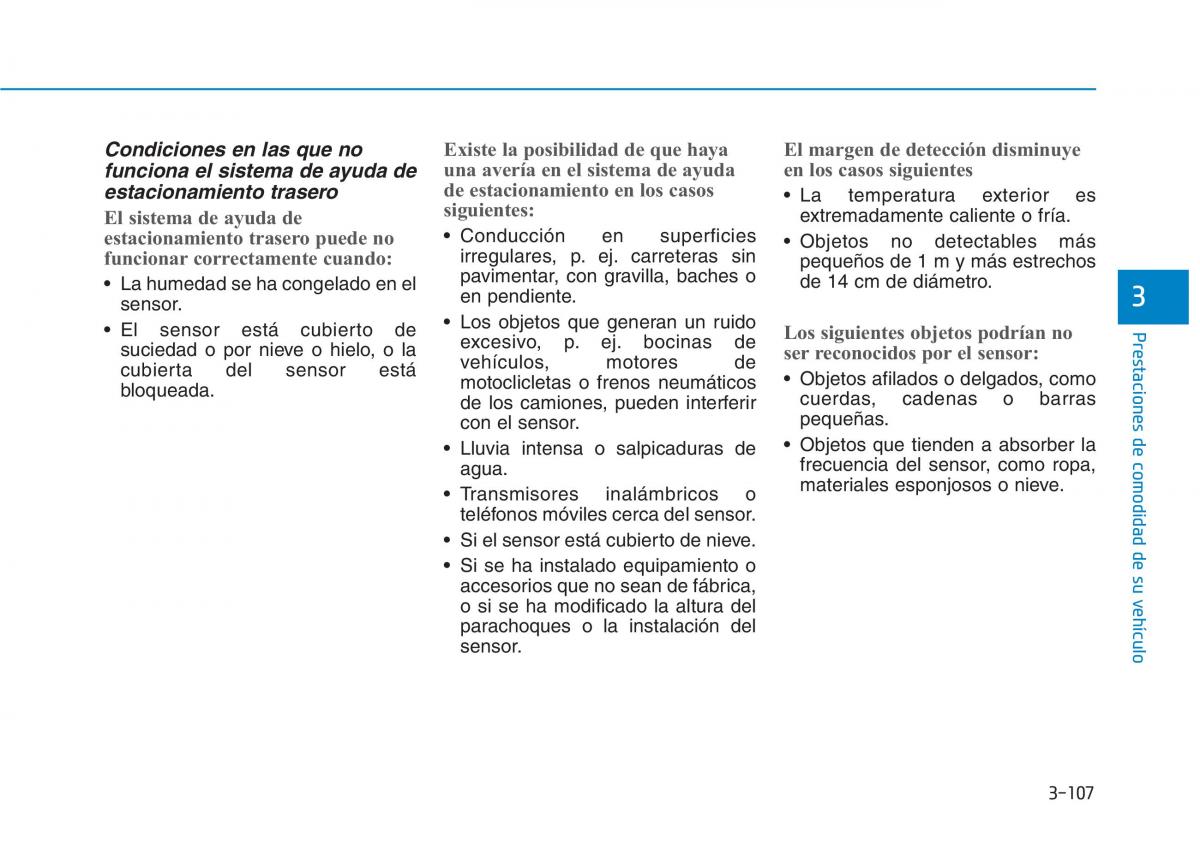 Hyundai Ioniq Electric manual del propietario / page 257