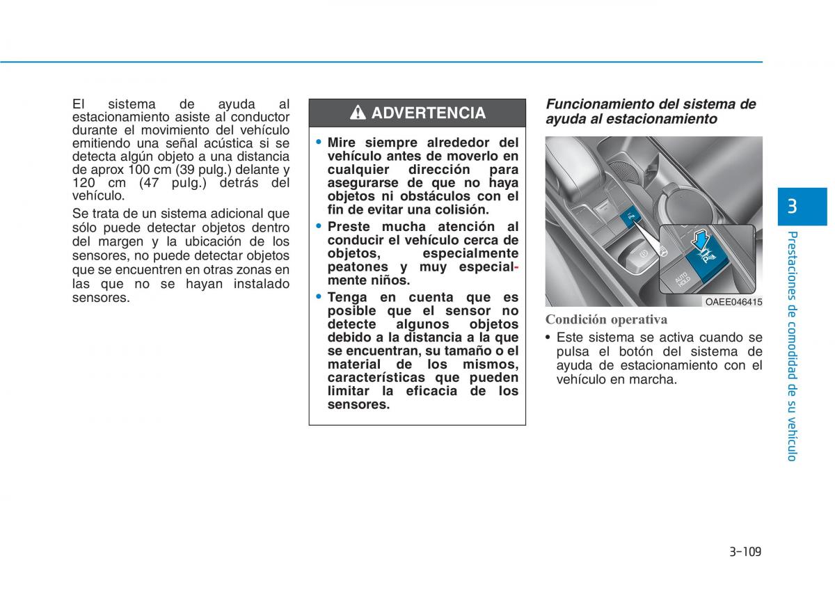 Hyundai Ioniq Electric manual del propietario / page 259