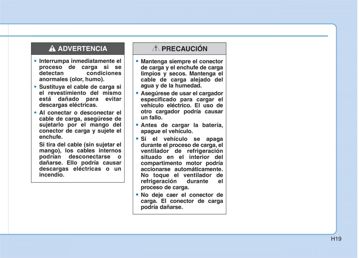 Hyundai Ioniq Electric manual del propietario / page 26