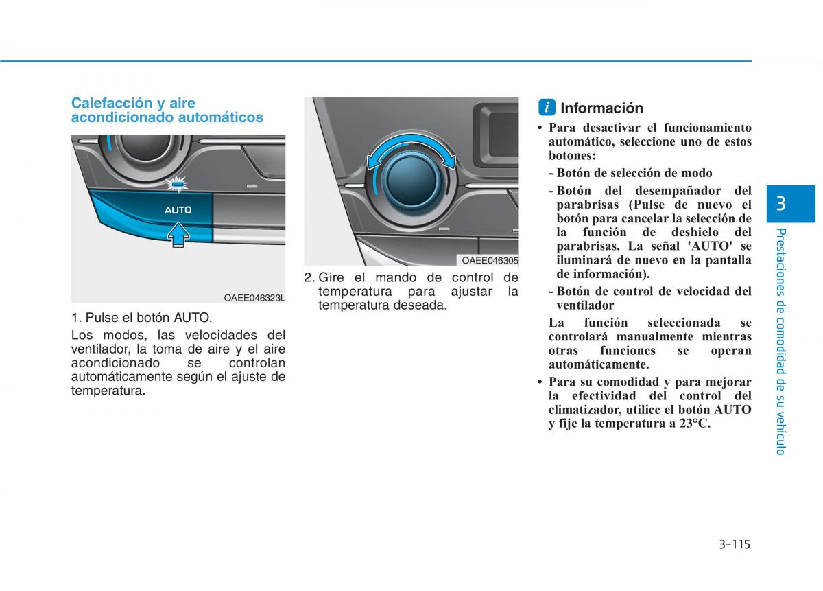 Hyundai Ioniq Electric manual del propietario / page 265