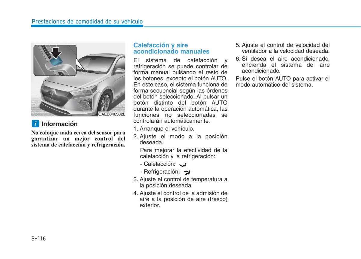 Hyundai Ioniq Electric manual del propietario / page 266