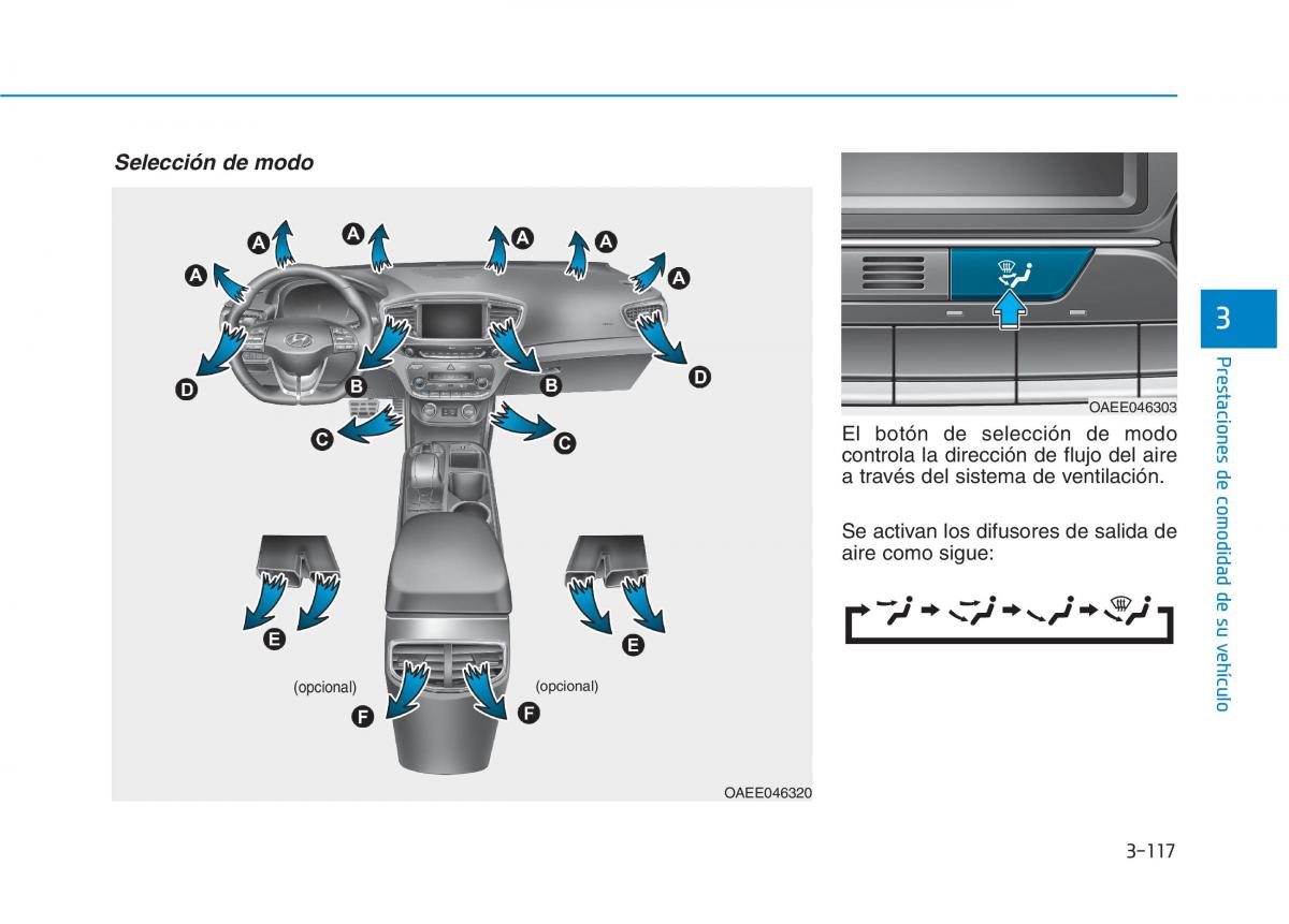 Hyundai Ioniq Electric manual del propietario / page 267