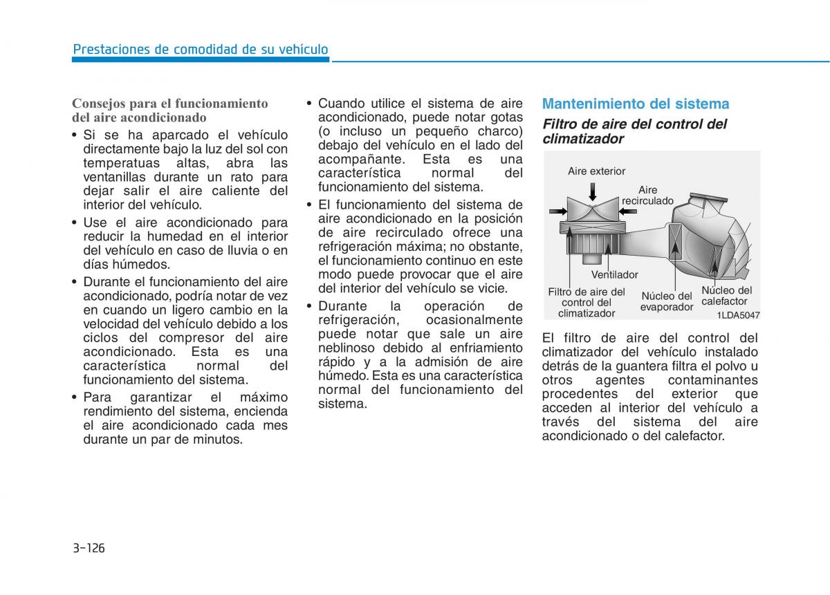 Hyundai Ioniq Electric manual del propietario / page 276