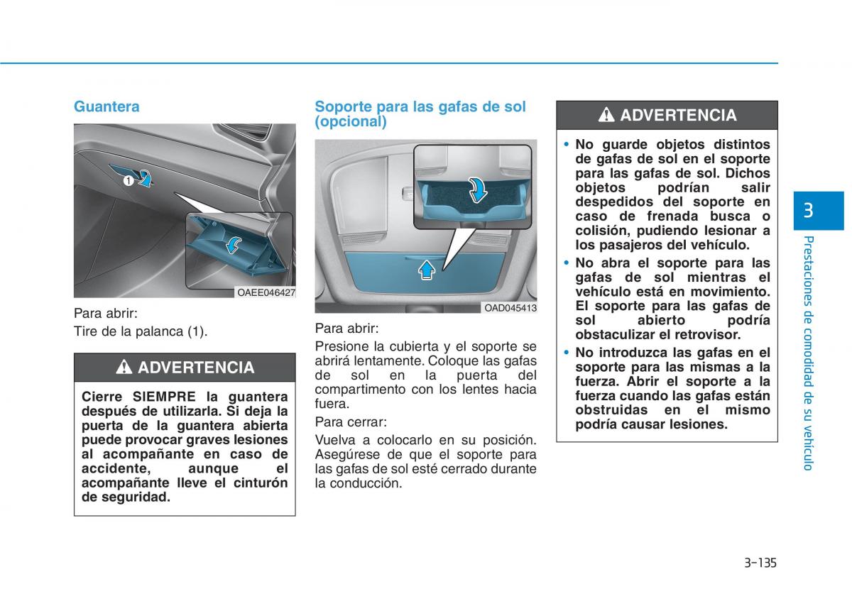 Hyundai Ioniq Electric manual del propietario / page 285