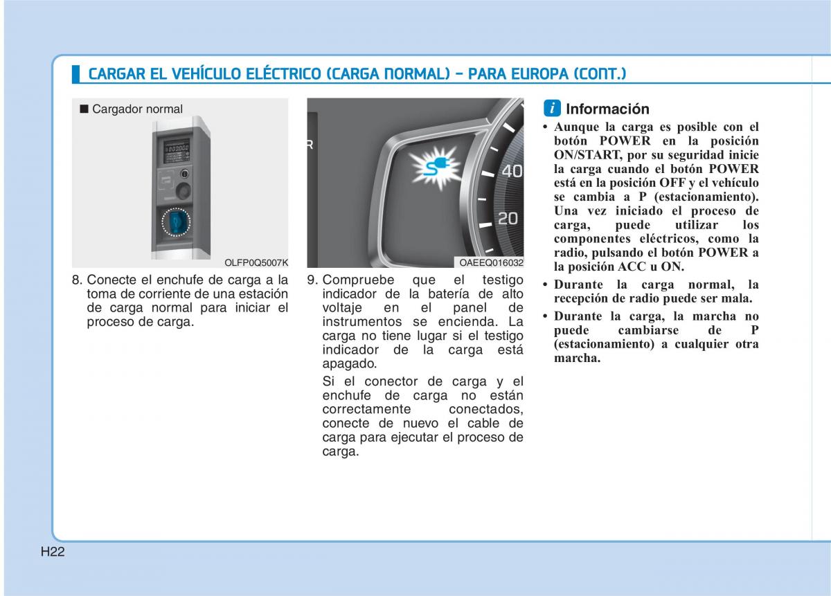 Hyundai Ioniq Electric manual del propietario / page 29