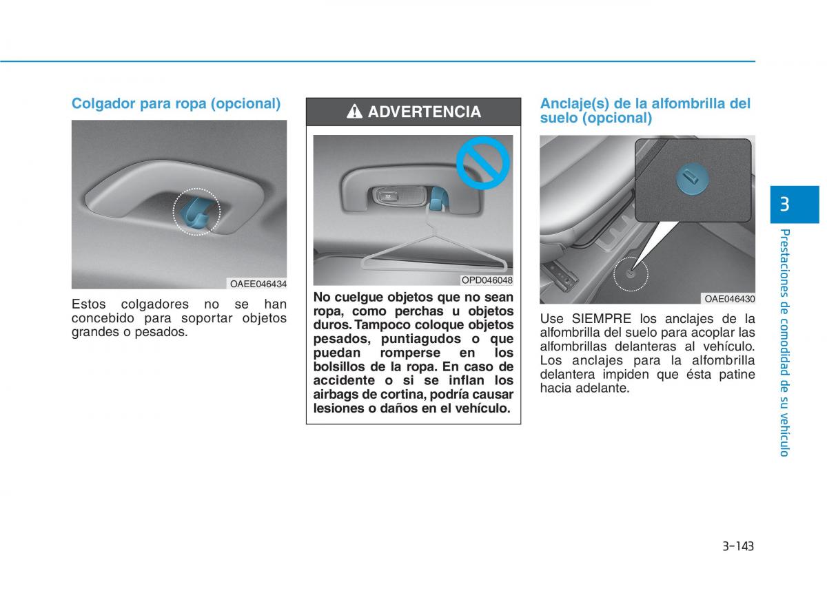 Hyundai Ioniq Electric manual del propietario / page 293