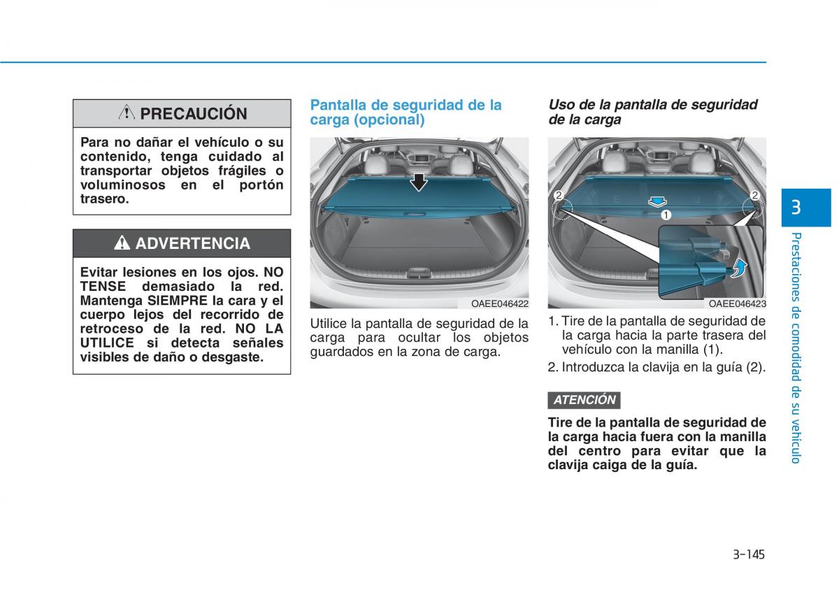 Hyundai Ioniq Electric manual del propietario / page 295