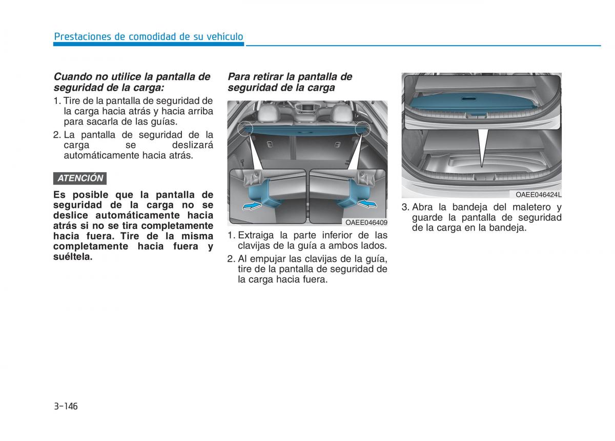 Hyundai Ioniq Electric manual del propietario / page 296