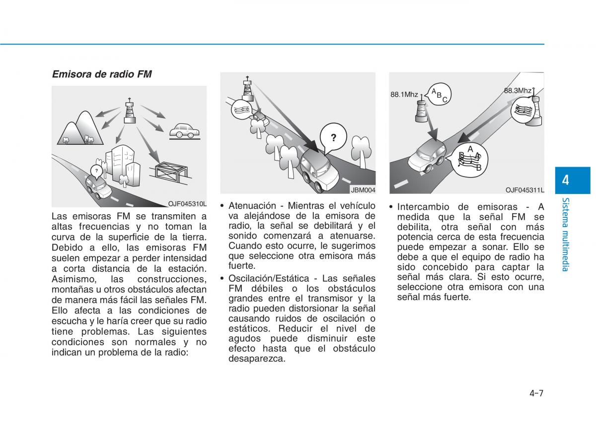 Hyundai Ioniq Electric manual del propietario / page 303