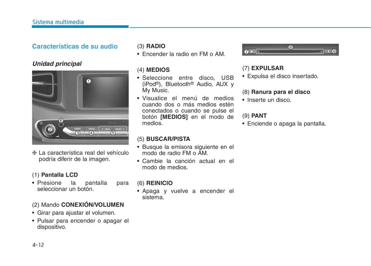 Hyundai Ioniq Electric manual del propietario / page 308