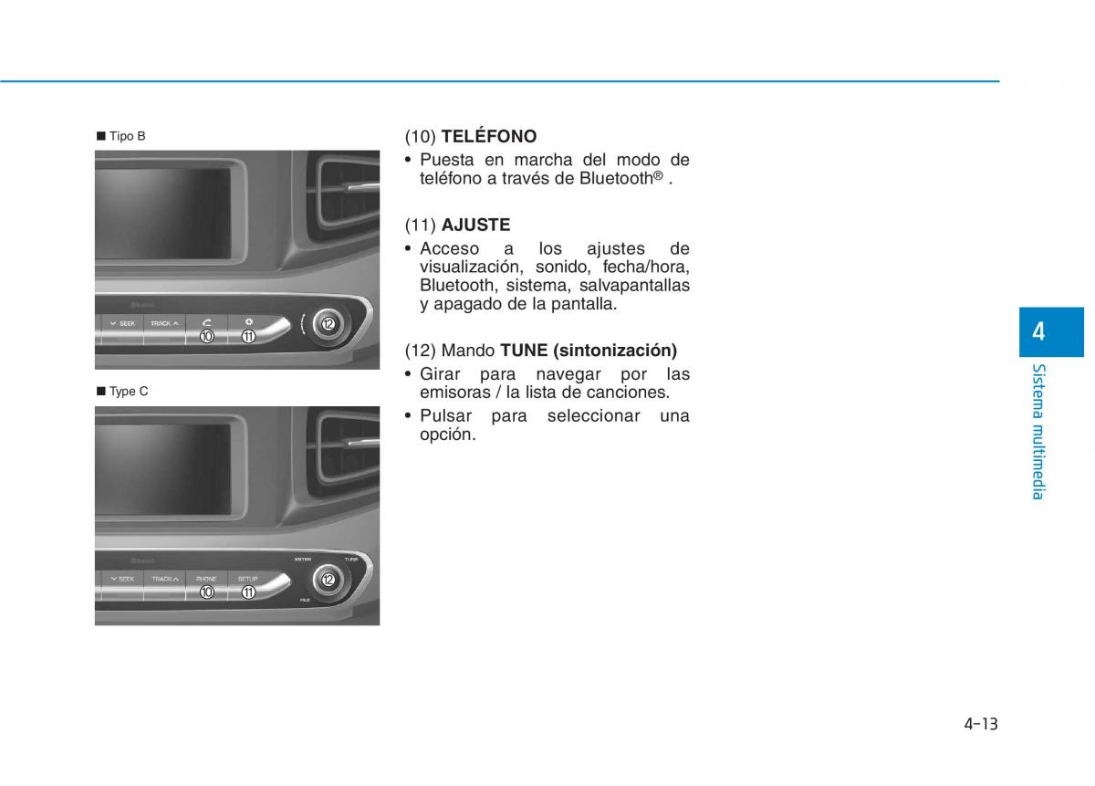 Hyundai Ioniq Electric manual del propietario / page 309