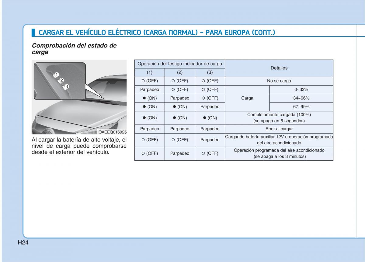 Hyundai Ioniq Electric manual del propietario / page 31