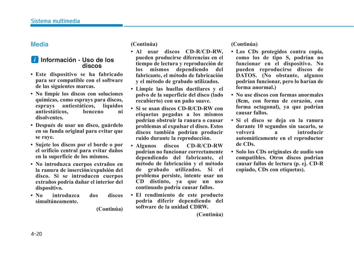 Hyundai Ioniq Electric manual del propietario / page 316