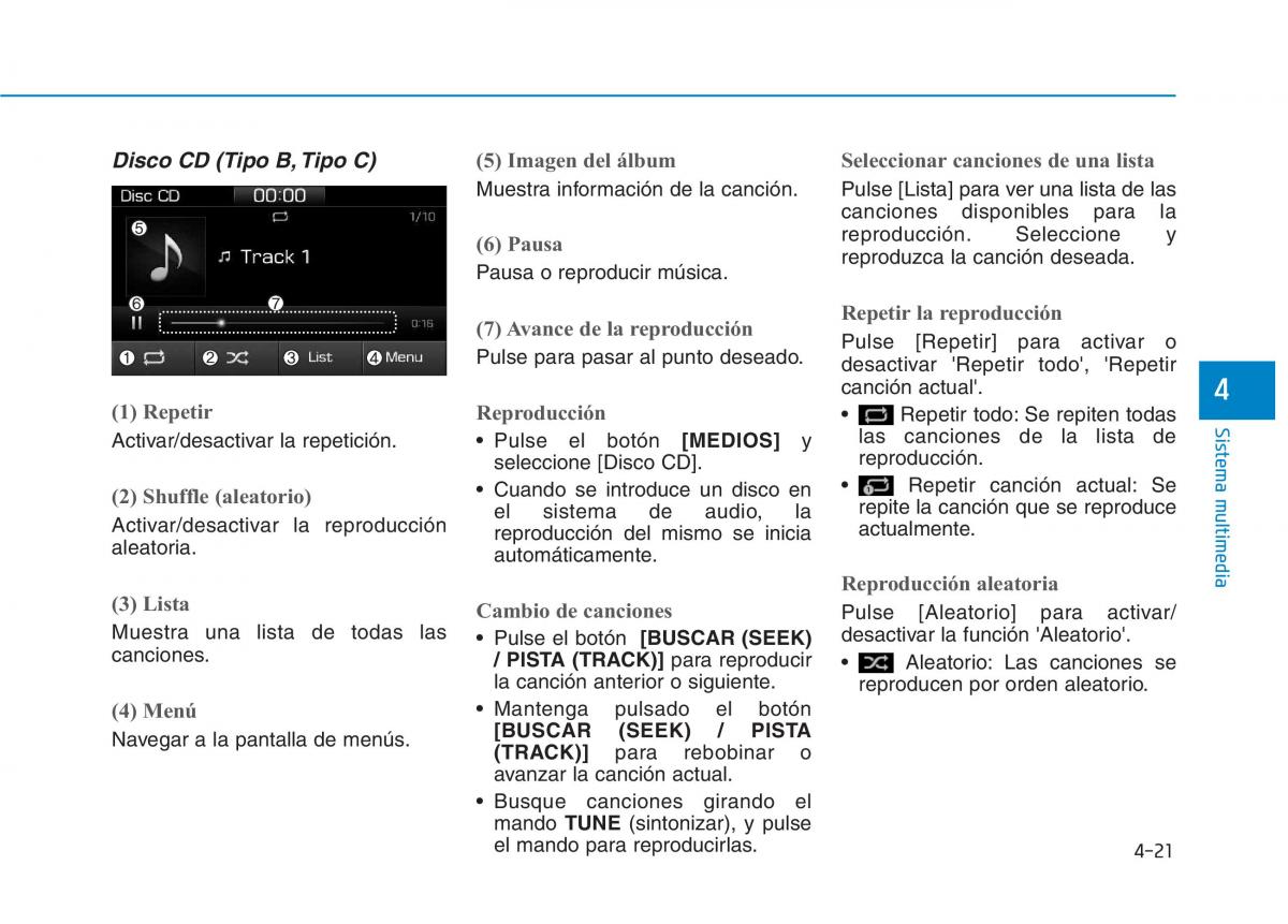 Hyundai Ioniq Electric manual del propietario / page 317