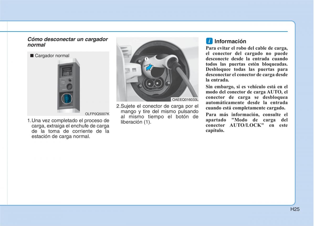 Hyundai Ioniq Electric manual del propietario / page 32