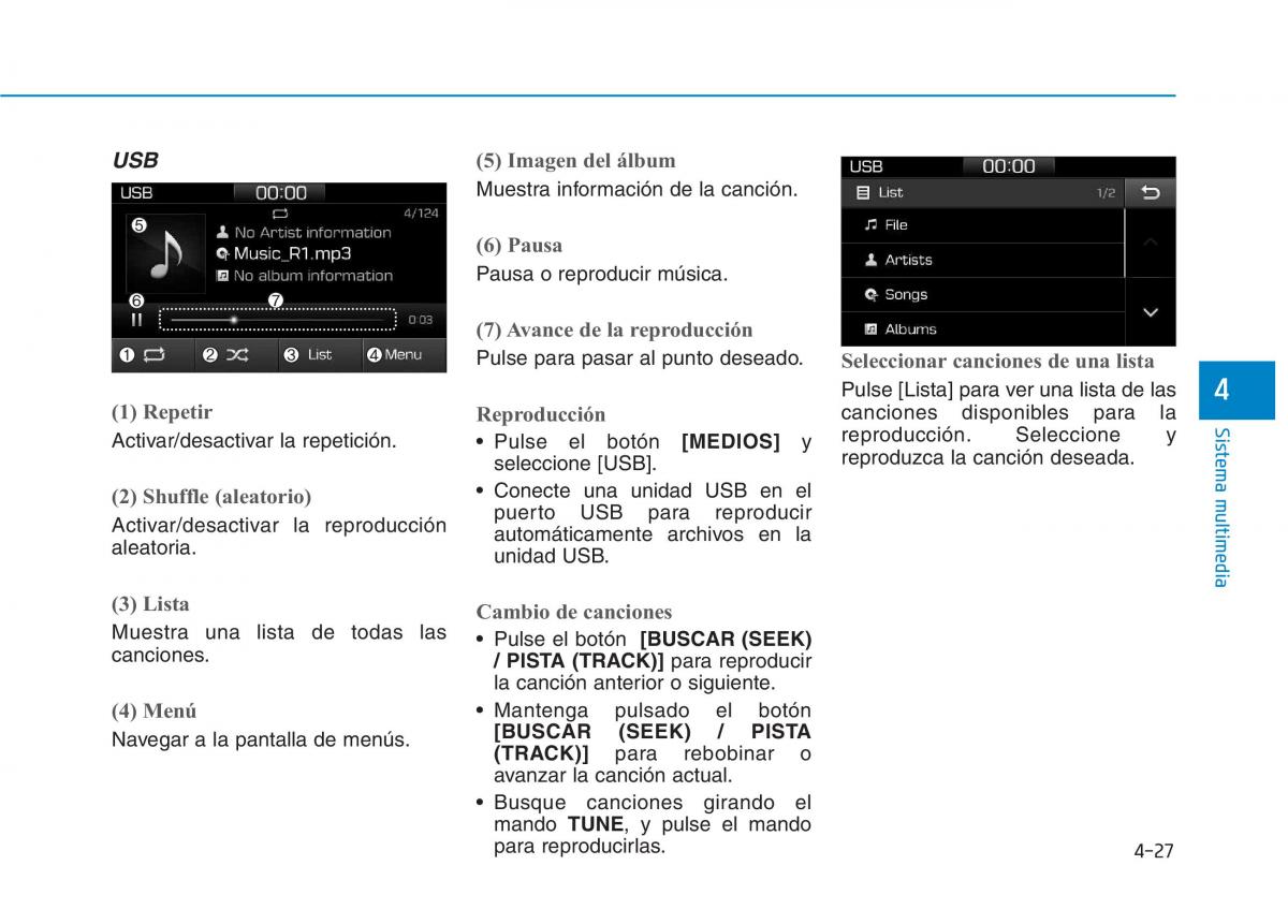 Hyundai Ioniq Electric manual del propietario / page 323