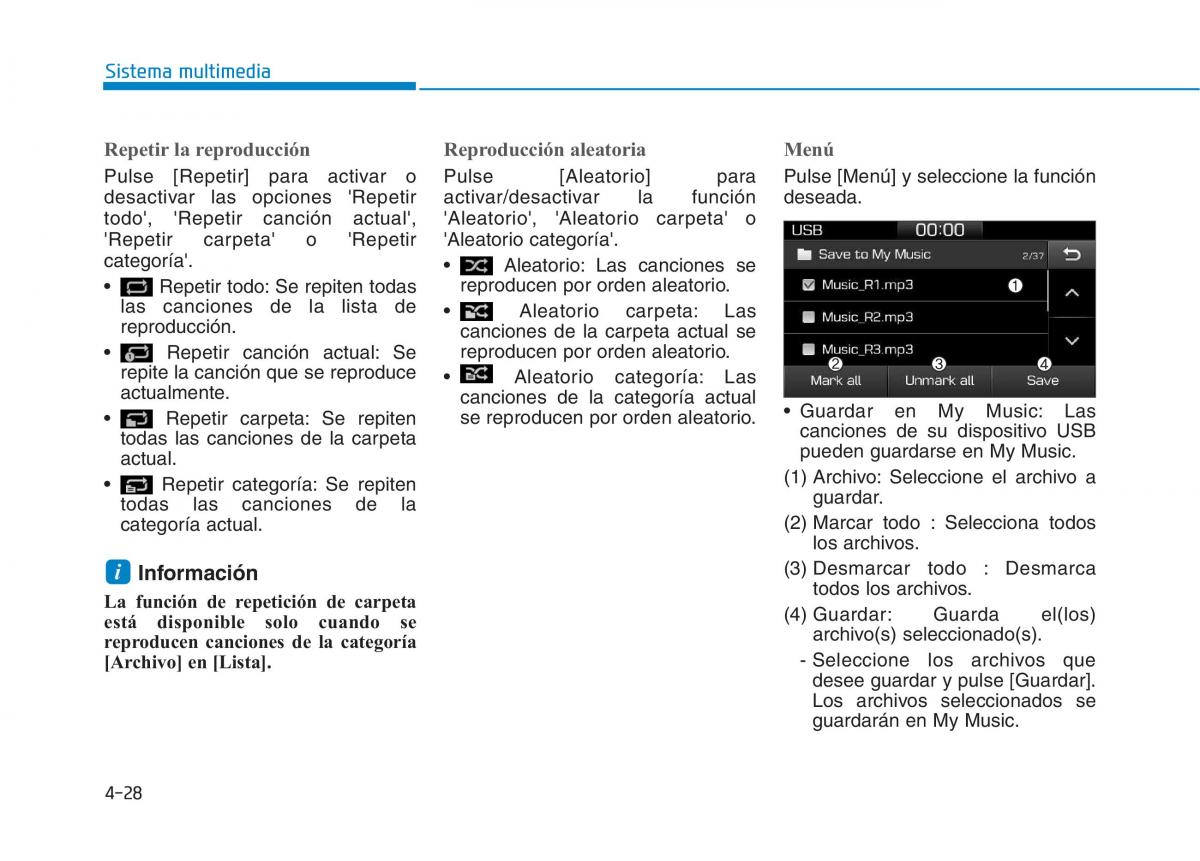 Hyundai Ioniq Electric manual del propietario / page 324