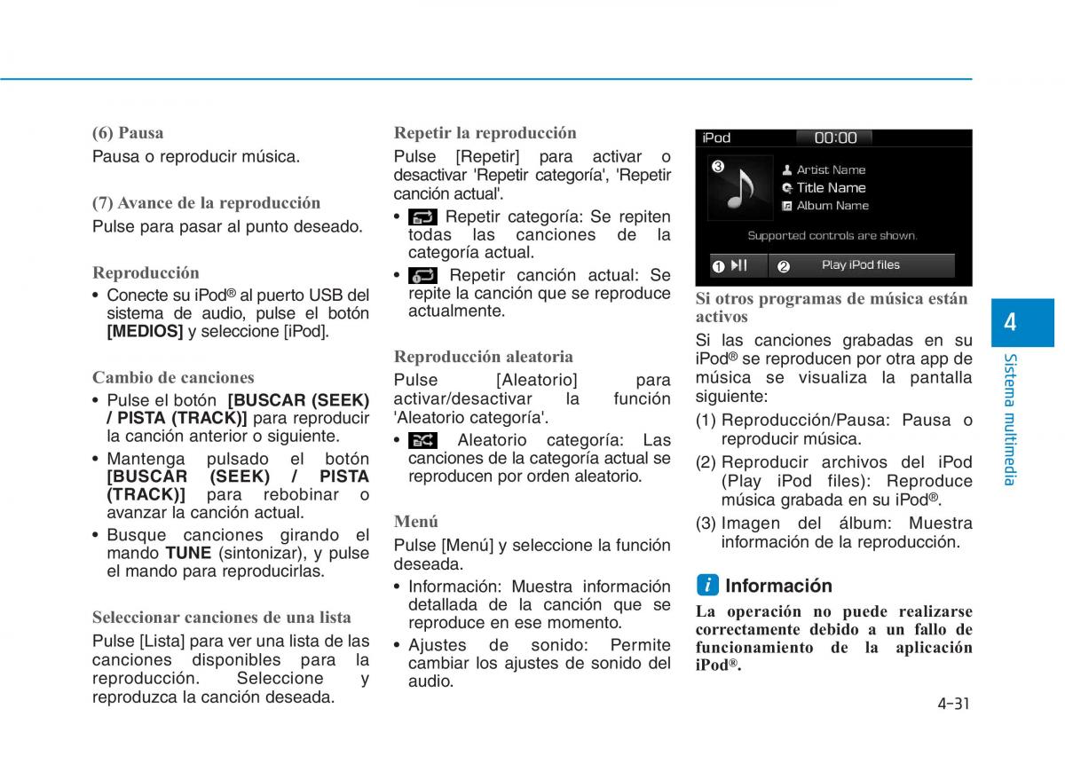 Hyundai Ioniq Electric manual del propietario / page 327