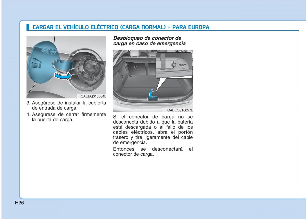 Hyundai Ioniq Electric manual del propietario / page 33