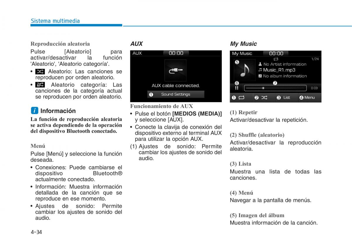 Hyundai Ioniq Electric manual del propietario / page 330